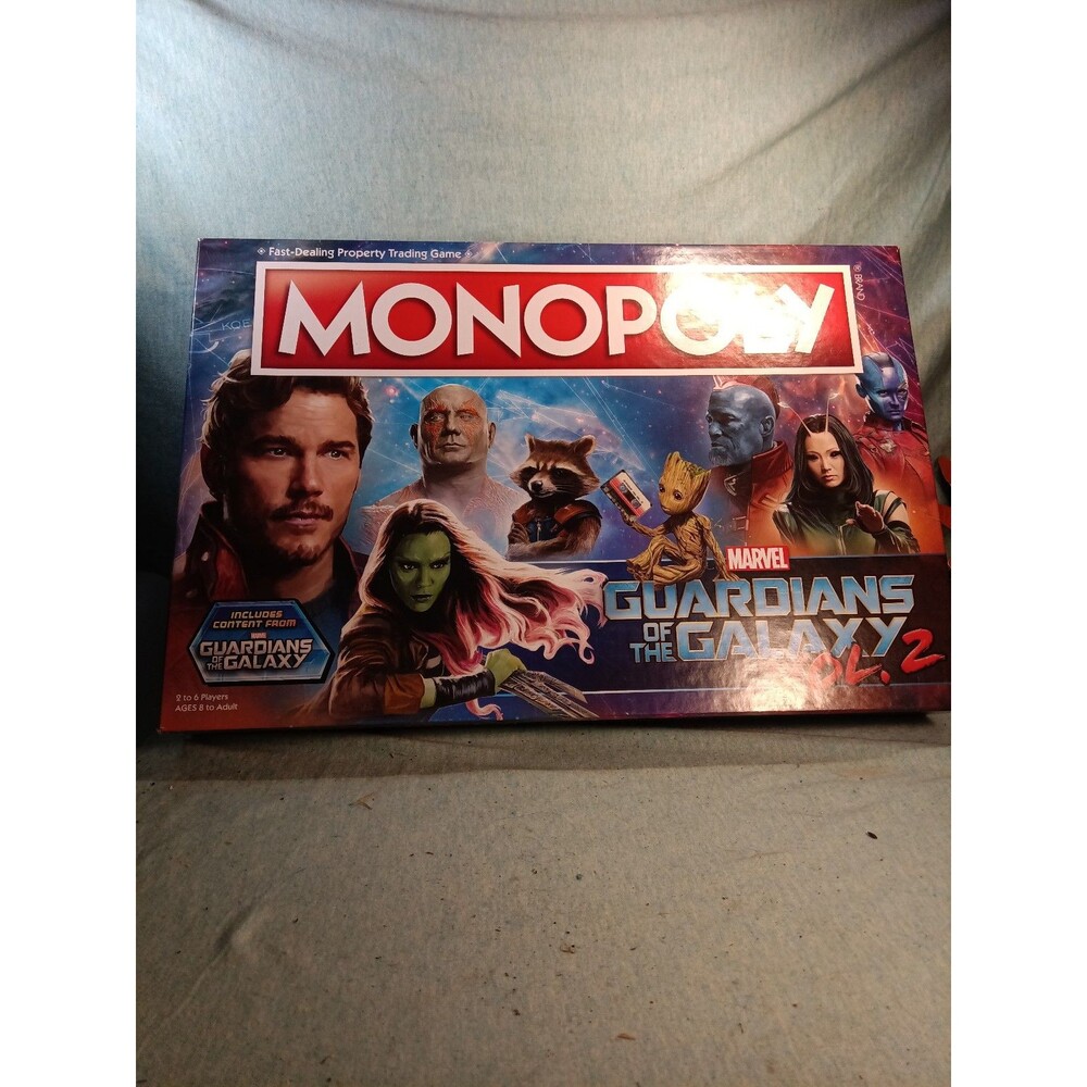 MONOPOLY - MARVEL GUARDIANS OF THE GALAXY VOL. 2 - Board Game like new